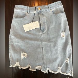 BY EGREIS Jean Skirt